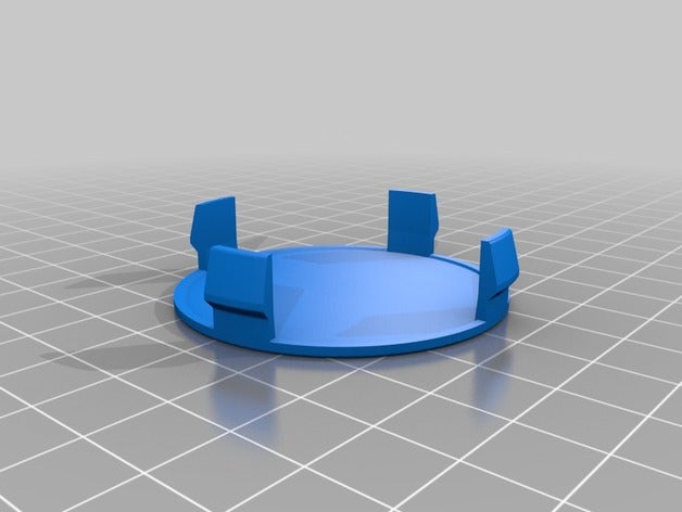50mm centre de roue capuchon 3D print model - Mito3D