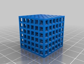 tpe stress cube 3d printing tests 3d print model - Mito3D