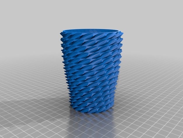 pote de lápis cor contentores 3D print model - Mito3D