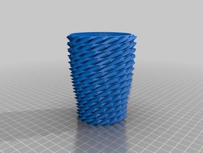 pot crayon containers 3d print model - Mito3D
