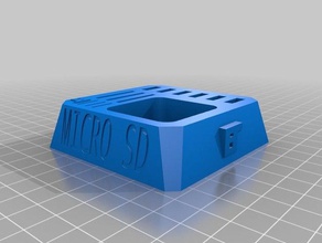 rangement usb sd micro et capuchon ordinateur 3d print model - Mito3D