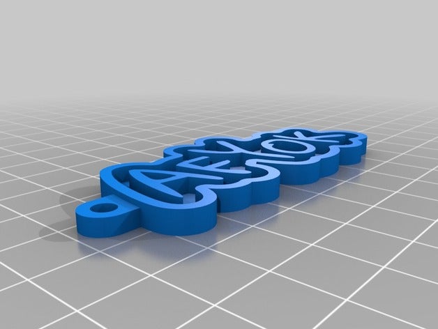 afyok sn llaveros personalizado 3D print model - Mito3D