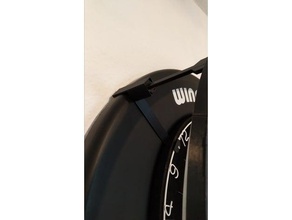 dart led blanco corona de sonido envolvente clip 3d la impresión los dardos winmau 3d print model - Mito3D
