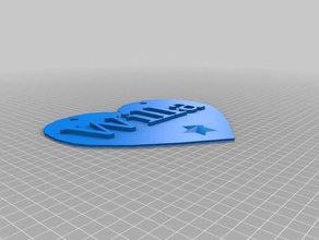 cœur willa 3d l'impression 3d print model - Mito3D