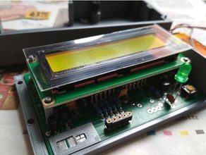 testeur de transistor avr version tchèque pcb l'électronique 3d print model - Mito3D