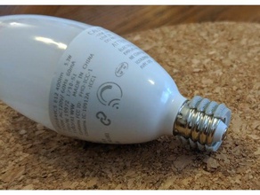 e12 e17 bulb adapter parts 3d print model - Mito3D