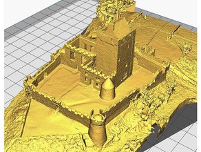 castle doe donegal buildings structures historical history photogrammetry 3d print model - Mito3D