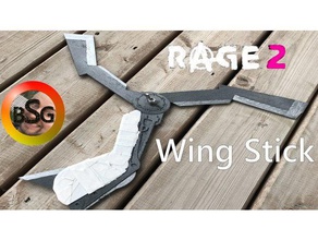 rage 2 wingstick de vídeo jogos 3d print model - Mito3D