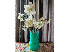 vase decor flower pot mothers day 3d print model - Mito3D