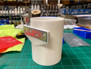 tool Tassen Magnetstreifen Inhaber - Boxen cup holder harbor freight Werkzeug-Halter 3d print model - Mito3D