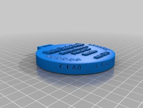 m&eacutedaille mcb csa 3d stampa 3d print model - Mito3D