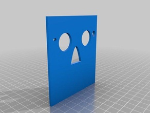 simple masque 3d l'impression 3d print model - Mito3D