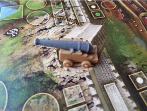 stronghold Kanonen Brettspiel-Komponenten - Spielzeug Zubehör 3d print model - Mito3D