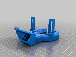 adjustable blower i3 mega 3d printer parts anycubic diy duct fan 3d print model - Mito3D