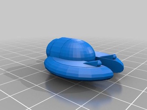 seamoth düşük poli dalgıç araç denizaltı subnautica video oyunu 3d print model - Mito3D