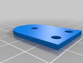 meine angepasste wall bracket shim Organisation 3d print model - Mito3D