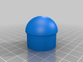 bar stool cap replacement parts capuchon 3d print model - Mito3D