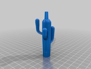 cachimba de cactus la moda 3d print model - Mito3D