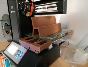 open cheapus maximus printed bed extension monoprice select mini mpsm 3d printer parts v2 3d print model - Mito3D