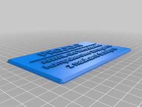 projekt personnalisé 3d print model - Mito3D