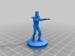 Pilz-zombie überhöht Spiele 3d print model - Mito3D