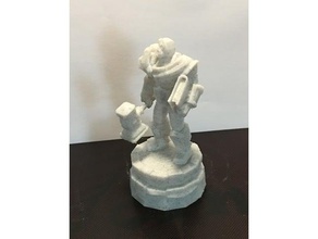 uther Lichtbringer-statue, die Welt warcraft wow Menschen Schlacht azeroth bfa 3d print model - Mito3D