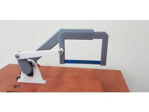 scie à métaux mécanisme de la machinerie 3d print model - Mito3D