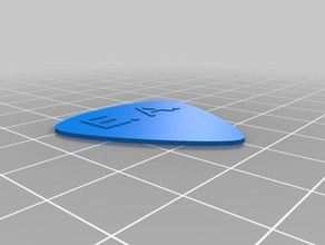 ethan pick music customized 3d print model - Mito3D