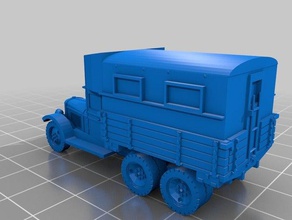russian wwii staff radio truck 3d printing 3d print model - Mito3D