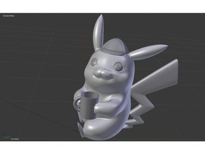 dedektif pikachu&acutes Kupası açıklamayı okuyun video oyunlar 3d print model - Mito3D