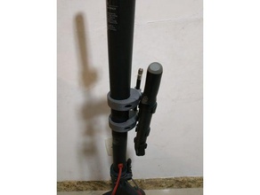 xiaomi - mijia m365 tuyau de la pompe titulaire à nombreuses fins caméra le scooter soutien 3d print model - Mito3D