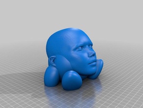 kirby realistische Gesicht 3d drucken gruselig 3d print model - Mito3D