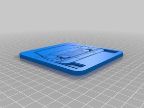 morris mini coasterplaque i segni loghi drink coaster cooper 3d print model - Mito3D