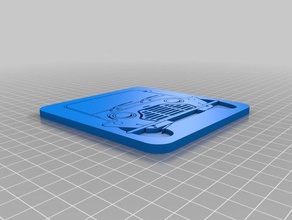 leyland moke coasterplaque i segni loghi drink coaster mini 3d print model - Mito3D