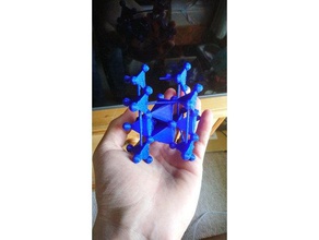 p1 space group gilmarite learning crystal crystallography 3d print model - Mito3D