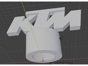 neumático de la válvula tapa ktm schrader automotriz 3d print model - Mito3D