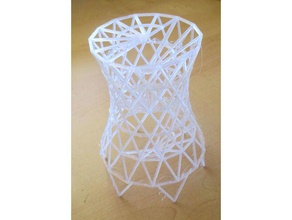 hyperboloid dice tower diagrid 3d print model - Mito3D