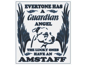 guardian angel amstaff plate accessories bog 3d print model - Mito3D