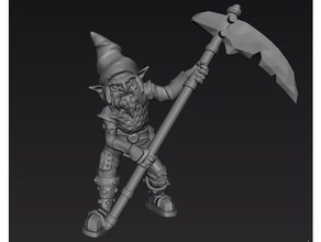 redcap d&d ver 20 3d printing dnd miniature dungeons dragons fantasy game gnome monster pathfinder remake rpg small strategy tabletop gaming 3d print model - Mito3D