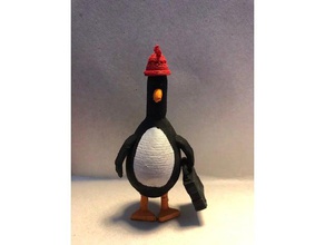 wallace gromit-feathers mcgraw 3d baskı 3d print model - Mito3D