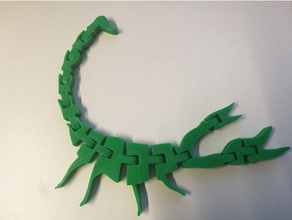 escorpião articulada brinquedos jogos 3d print model - Mito3D