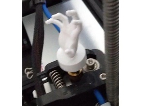 extruder knob zombie hand 3d printer accessories ender 3 3d print model - Mito3D