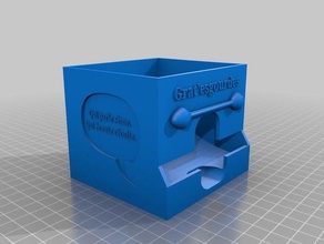 boite grattes esgourde seule banyo 3d print model - Mito3D