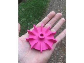 electric motor fan machine tools 3d slash cool cooling heat thing thingiverse vent 3d print model - Mito3D