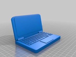 ordenador portátil 3d print model - Mito3D