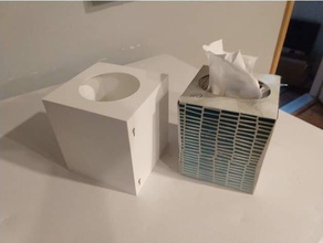 Wand-Berg-tissue box-Halter Haushalt versorgt container 3d print model - Mito3D