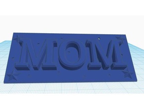 mothers day desk tag signs logos 3d print model - Mito3D