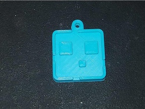 minecraft slime keychain keychains 3d print model - Mito3D