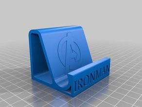 ironman avengers mobile phone stand 3d print model - Mito3D