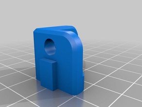 bed support bracket long hole 3d printer parts 3d print model - Mito3D
